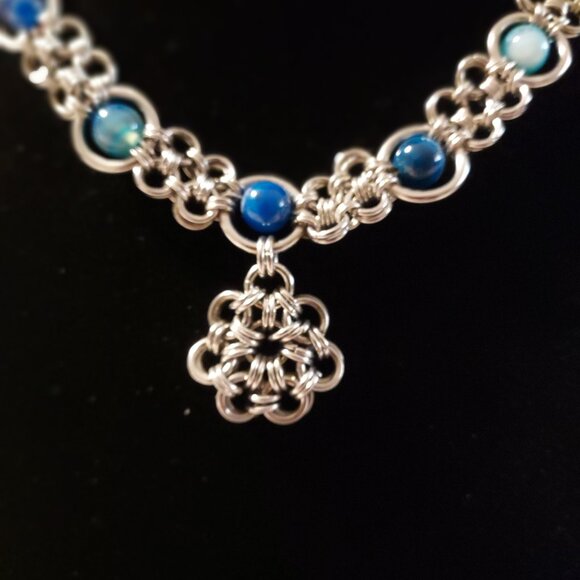 Beautifully hand-crafted Stainless Steel necklace - Picture 3 of 4